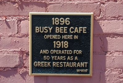 Busy Bee Cafe Marker image. Click for full size.