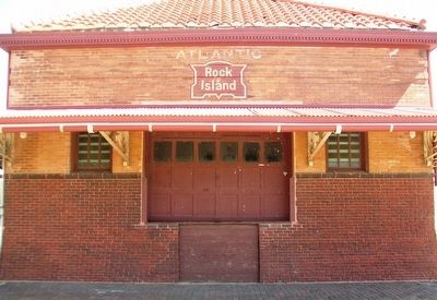 Chicago, Rock Island & Pacific Railroad Depot. Click for full size. Chicago, Rock Island & Pacific Railroad Depot image. Click for full size.