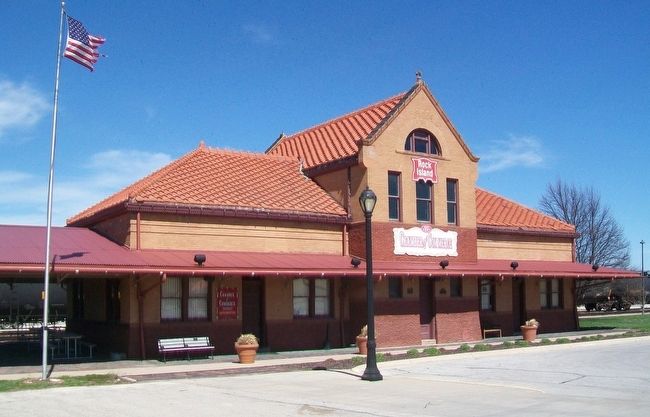 Chicago, Rock Island & Pacific Railroad Depot. Click for full size. Chicago, Rock Island & Pacific Railroad Depot image. Click for full size.