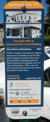City Hall 1951 & American Red Cross Building Marker image. Click for full size.