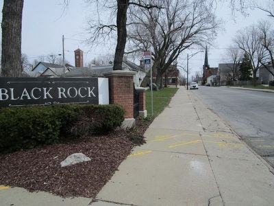 Black Rock Sign. Click for full size. Black Rock Sign image. Click for full size.