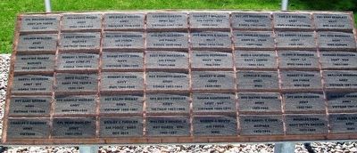 Lewis Freedom Rock Veterans Memorial Pavers image. Click for full size.