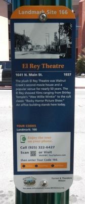 El Rey Theatre Marker image. Click for full size.