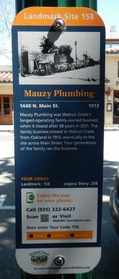 Mauzy Plumbing Marker image. Click for full size.