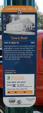 Town Hall Marker image. Click for full size.