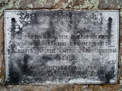 Peoples State Forest Marker. Click for full size. Peoples State Forest Marker image. Click for full size.