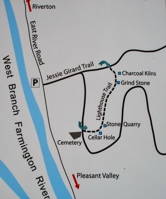 The Lighthouse Trail map. Click for full size. The Lighthouse Trail map image. Click for full size.