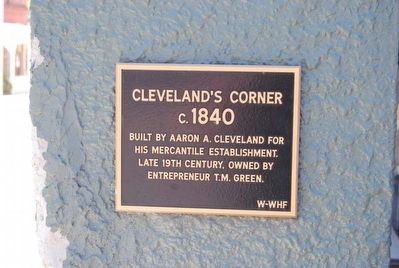 Cleveland's Corner Marker image. Click for full size.
