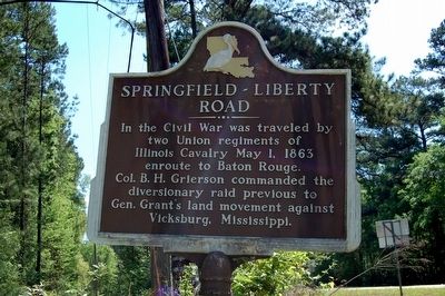 Springfield - Liberty Road Marker image. Click for full size.