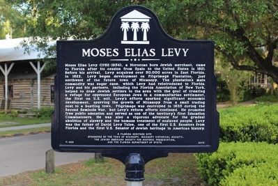 Moses Elias Levy Marker image. Click for full size.