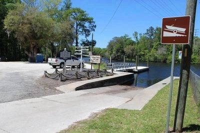 Kings Ferry Marker and boat ramp image. Click for full size.