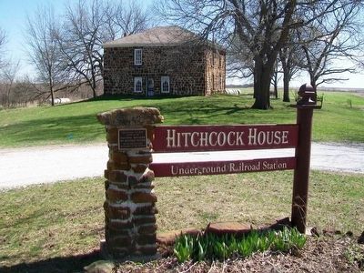 Rev. George B. Hitchcock House and NRHP Marker image. Click for full size.