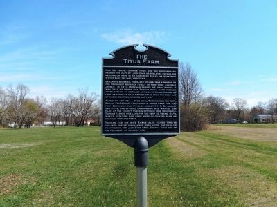 The Titus Farm Marker image. Click for full size.