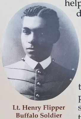 Lt. Henry Flipper<br>Buffalo Soldier. Click for full size. Lt. Henry Flipper<br>Buffalo Soldier image. Click for full size.
