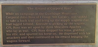 Buffalo Soldier Memorial of El Paso Marker image. Click for full size.