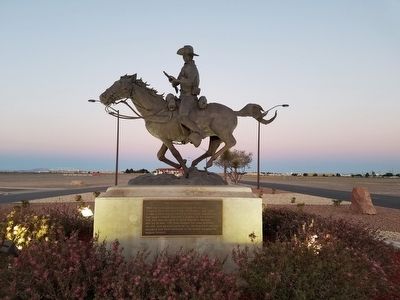 Buffalo Soldier Memorial of El Paso Marker image. Click for full size.