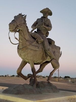 Buffalo Soldier Memorial of El Paso Marker image. Click for full size.