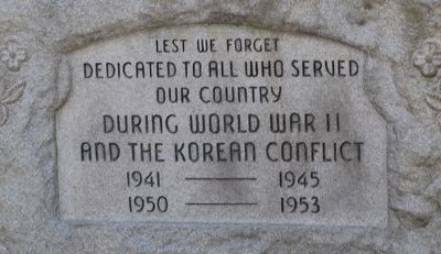 Franklin Veterans Memorial Marker image. Click for full size.