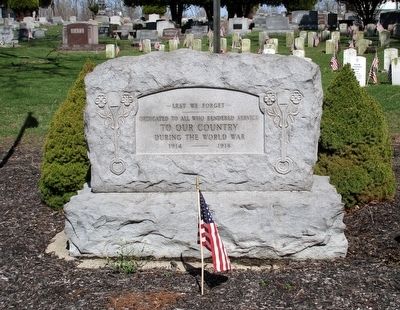 Franklin Veterans Memorial Marker. Click for full size. Franklin Veterans Memorial Marker image. Click for full size.
