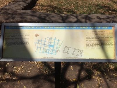 "The House of Hernando de Soto and Hernán Ponce de León" Marker. Click for full size. "The House of Hernando de Soto and Hernán Ponce de León" Marker image. Click for full size.