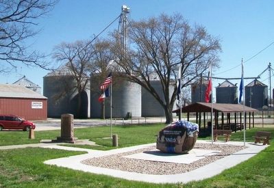 Emerson Freedom Rock Veterans Memorial at Evans Memorial Park image. Click for full size.