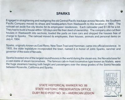 Updated Sparks Marker image. Click for full size.