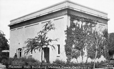 Masonic Temple Marker (detail) image. Click for full size.