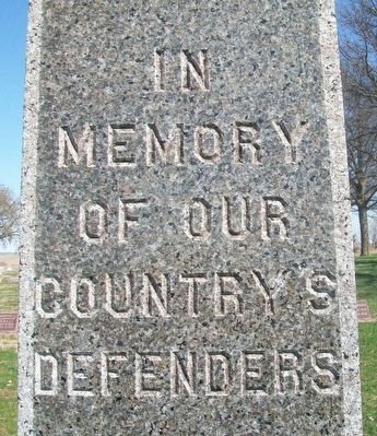Civil War Memorial Dedication image. Click for full size.
