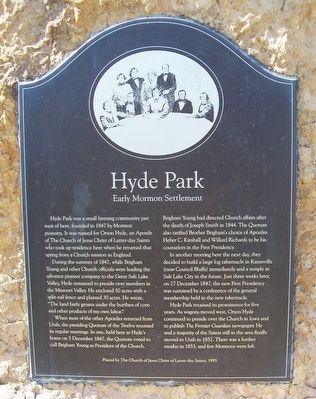 Hyde Park Marker image. Click for full size.