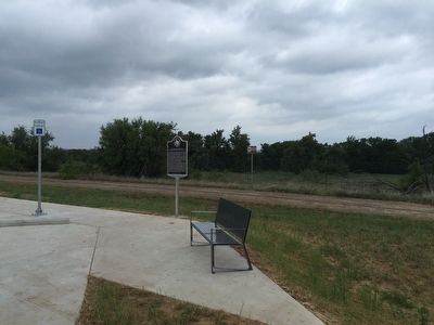 Bankhead Highway Through Eastland County Marker in context. Click for full size. Bankhead Highway Through Eastland County Marker in context image. Click for full size.