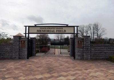 Police Athletic League Memorial Field Marker image. Click for full size.