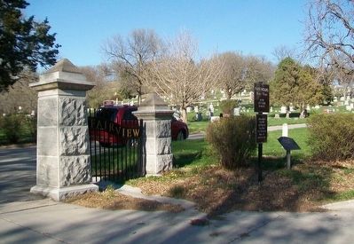 Kanesville Mormon Cemetery Marker image. Click for full size.