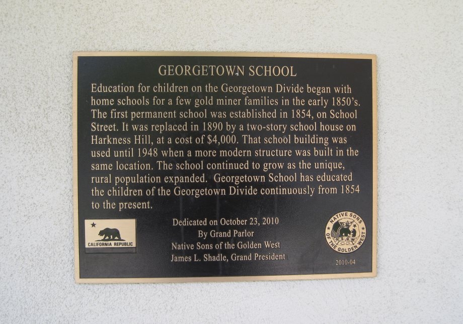 Georgetown School Marker