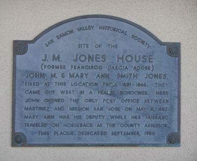 J.M. Jones House Marker image. Click for full size.