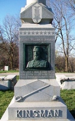 Colonel William H. Kinsman Memorial image. Click for full size.