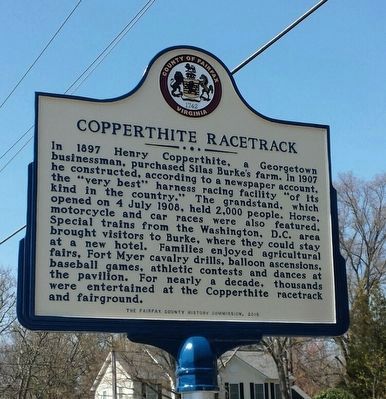 Copperthite Racetrack Marker. Click for full size. Copperthite Racetrack Marker image. Click for full size.