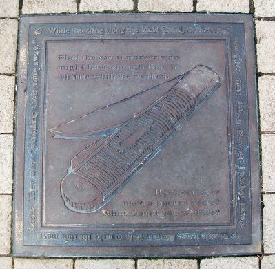 "Whittling Their Time Away" Marker. Click for full size. "Whittling Their Time Away" Marker image. Click for full size.