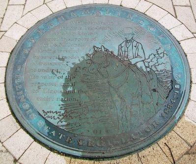 Abraham Lincoln Marker image. Click for full size.