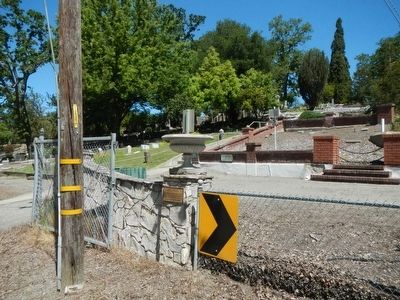 Alamo Cemetery Marker. Click for full size. Alamo Cemetery Marker image. Click for full size.