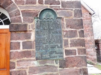 Christ Church Tower Tablet- Right side image. Click for full size.