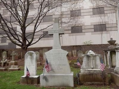 Charles Stuart Boggs grave marker in Christ Church Cemetery image. Click for full size.