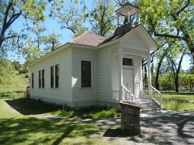 Tassajara School and Marker image. Click for full size.