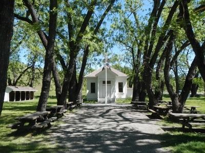 Tassajara School and Black Walnut trees image. Click for full size.