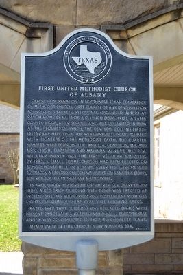 First United Methodist Church of Albany Marker image. Click for full size.