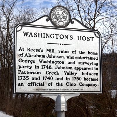 Washington’s Host Marker. Click for full size. Washington’s Host Marker image. Click for full size.