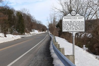 Washington’s Host Marker. Click for full size. Washington’s Host Marker image. Click for full size.