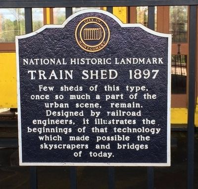 Train Shed 1897 Marker image. Click for full size.