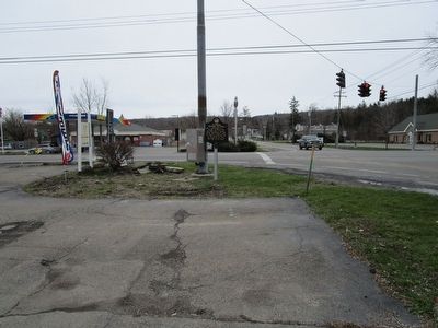 Marker at Southwest Corner image. Click for full size.