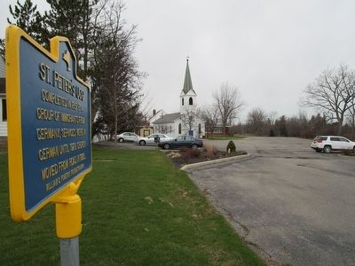 St. Peter's UCC & Marker image. Click for full size.