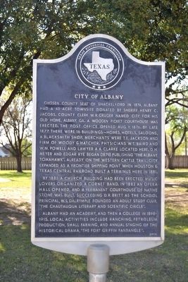 City of Albany Marker image. Click for full size.